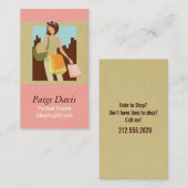 Cartes de visite personnels de client (Devant / Derrière)