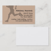 Cartes de visite personnels de formation (Devant / Derrière)