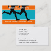 Cartes de visite personnels de formation de forme (Devant / Derrière)