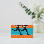 Cartes de visite personnels de formation de forme (Debout devant)