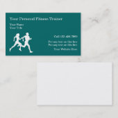 Cartes de visite personnels de formation de forme (Devant / Derrière)