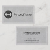 Cartes de visite personnels de forme physique (Devant / Derrière)