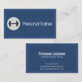 Cartes de visite personnels de forme physique (Devant / Derrière)