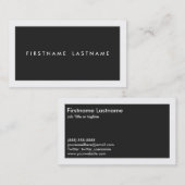 Cartes de visite personnels de mise en réseau dans (Devant / Derrière)