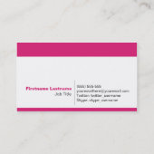 Cartes de visite personnels de mise en réseau dans (Dos)