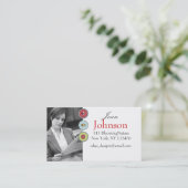 cartes de visite personnels de photo (Debout devant)