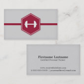 Cartes de visite personnels modernes de forme (Devant / Derrière)