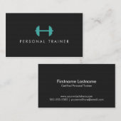 Cartes de visite personnels simples de forme (Devant / Derrière)