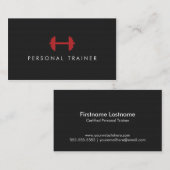 Cartes de visite personnels simples de forme (Devant / Derrière)