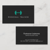 Cartes de visite personnels simples de forme (Devant / Derrière)