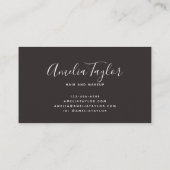 Cartes de visite pétales roses modernes (Dos)