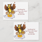 Cartes de visite, Petit-déjeuner boulangerie Carte (Devant / Derrière)