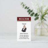 Cartes de visite photo professionnels (Debout devant)