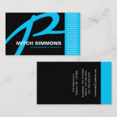 Cartes de visite photographes de monogramme (Devant / Derrière)