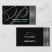 Cartes de visite photographes de Monogramme modern (Devant / Derrière)
