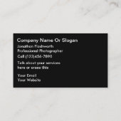 Cartes de visite photographique (Dos)