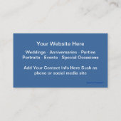 Cartes de visite photographique (Dos)