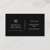 Cartes de visite photographique (Dos)