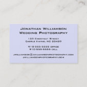 Cartes de visite photographiques Brown (Dos)