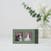 Cartes de visite photographiques mariage (Debout devant)