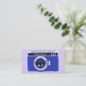 Cartes de visite photographiques Retro Blue (Debout devant)