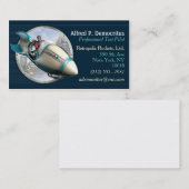 Cartes de visite pilotes de rétrofusée (Devant / Derrière)