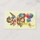 Cartes de visite piquants d'édredon (Dos)