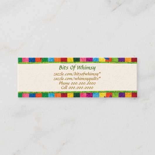 Cartes de visite piqués ! (Devant)