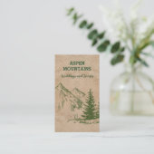 Cartes de visite pittoresques de la chaîne de mont (Debout devant)