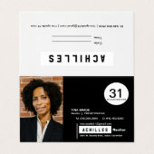 Cartes de visite pliants pour les revendeurs (Extérieur déplié)