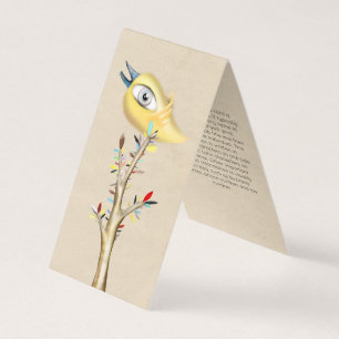 Cartes de visite pliées