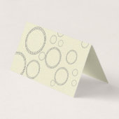 Cartes de visite pliés (Dos)