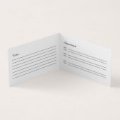 Cartes de visite pliés d'agent immobilier (Intérieur)