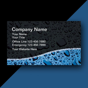 Cartes de visite plombier