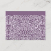 Cartes de visite Plum Love Birds (Dos)