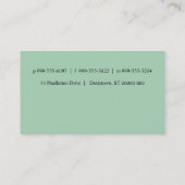 Cartes de visite point-point de point (Dos)