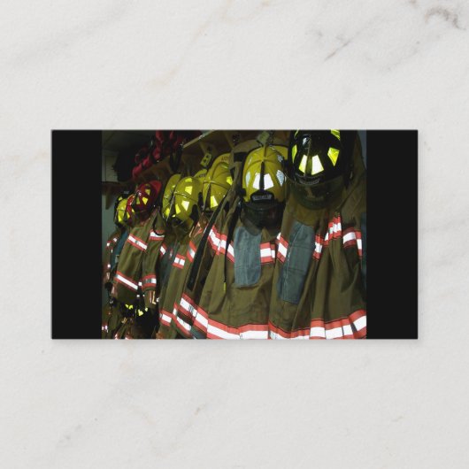 Cartes de visite pompiers (Devant)