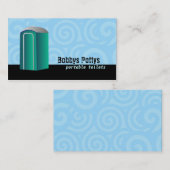 Cartes de visite portatifs de toilettes (Devant / Derrière)