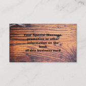 Cartes de visite Porte Rustique (Dos)