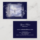 Cartes de visite potelés de licorne de vol (Devant / Derrière)