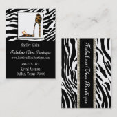 Cartes de visite potelés STYLETS FABULEUX (Devant / Derrière)