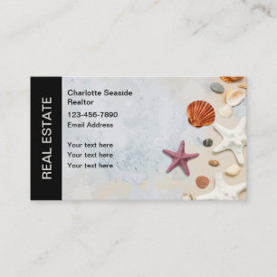 Cartes de visite pour agent immobilier de bord de
