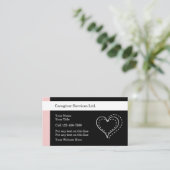 Cartes de visite pour aidants (Debout devant)