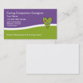 Cartes de visite pour aidants (Devant / Derrière)