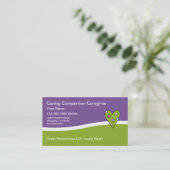 Cartes de visite pour aidants (Debout devant)