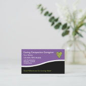 Cartes de visite pour aidants (Debout devant)