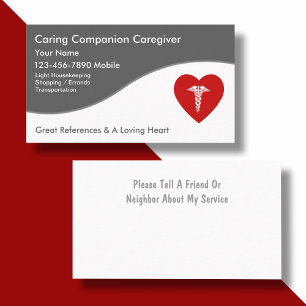 Cartes de visite pour aidants