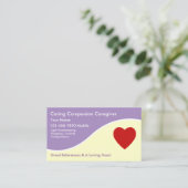 Cartes de visite pour aidants (Debout devant)