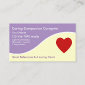 Cartes de visite pour aidants (Devant)