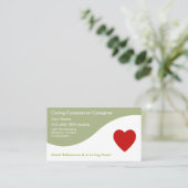 Cartes de visite pour aidants (Debout devant)